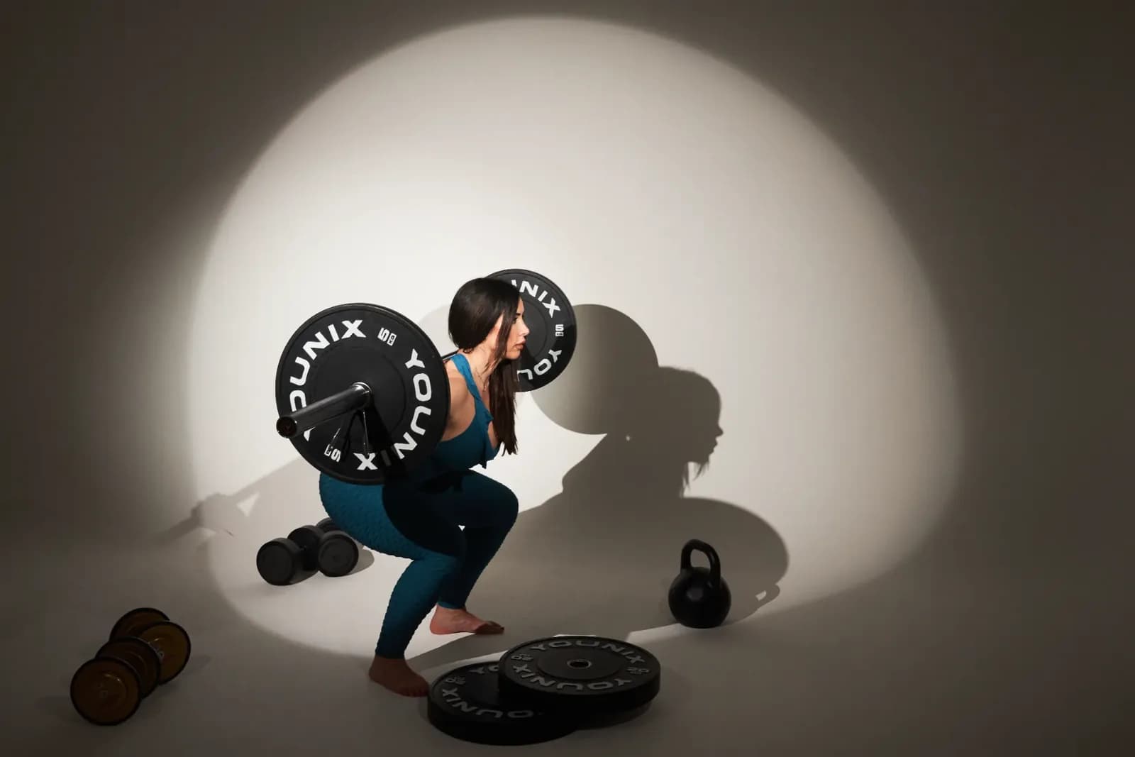 Squat con bilanciere sulle spalle